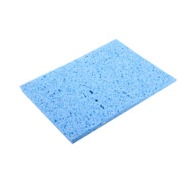 Eco-friendly blue cellulose sponge kitchen dish drying mat